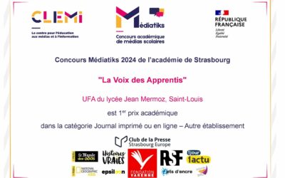 Diplôme La Voix des Apprentis 2024